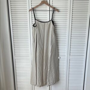 MVN Elliana Maxi Dress in Beige Sz M